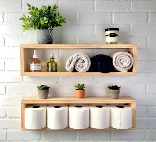 Estante Organizador Madera Pino Decoración 