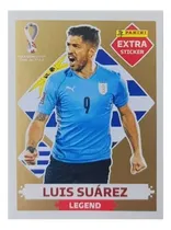 Comprar Figurita Extra Sticker Luis Suarez Gold Oro Mundial 2022
