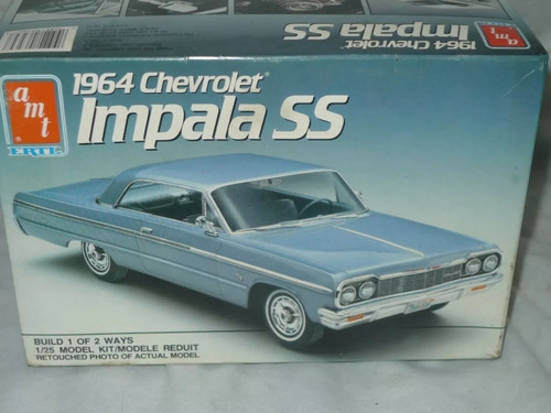 Kit Plastimodelismo Chevrolet Impala Ss 1964 Amt 