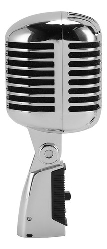 Micrófono Vocal Dinámico Retro Vintage De Aleación De Zinc
