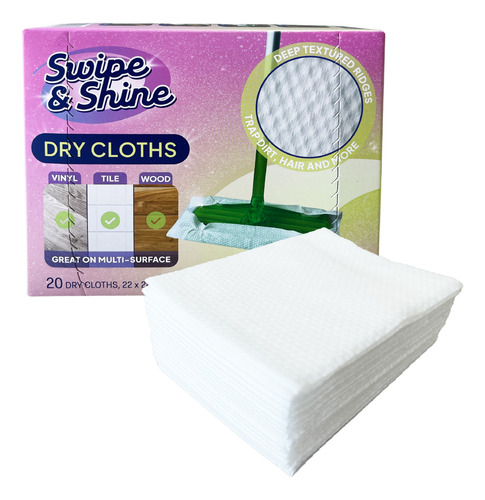 Repuestos Secos Mopa Trapeador Pack 20 Swipe And Shine