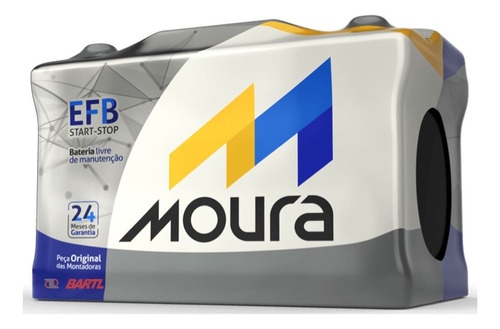 Bateria Moura 90 Amp Efb Start-stop  Garantía 24 Meses