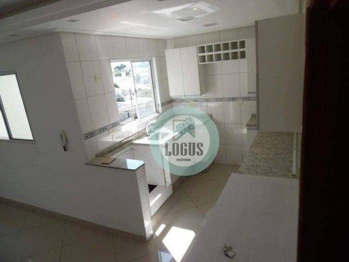 Imagem 3 de 5 de Cobertura Com 2 Dormitórios À Venda, 100 M² Por R$ 295.000,00 - Jardim Das Maravilhas - Santo André/sp - Co0140