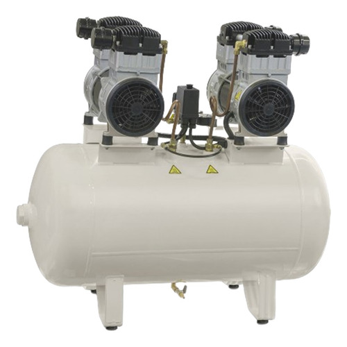 Compressor Schulz Csd 18 100 Litros 120 Libras 2 Motores 1.5 Branco 60 Hz Monofásico
