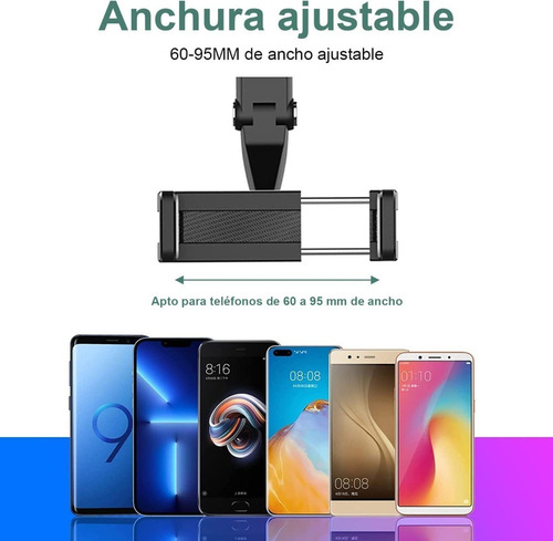 M Coche Soporte Para Teléfono Con Espejo Retrovisor De 360°