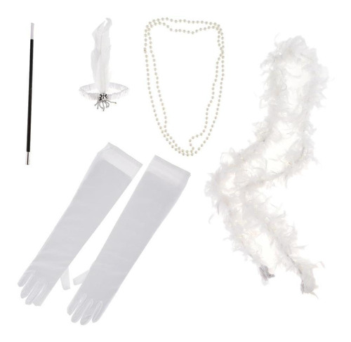Conjunto De 5 Accesorios Boa Diadema De Para Antigua