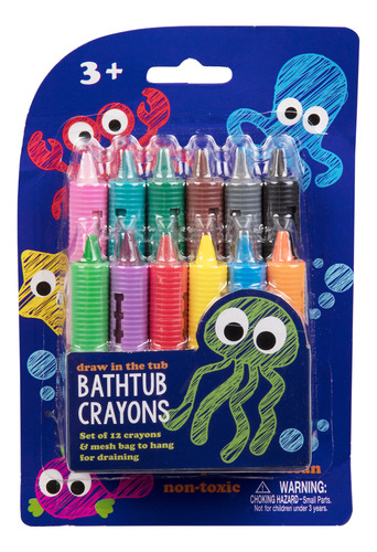 S&uacute;per Set De Crayones De Ba&ntilde;o. Juego De 12 Co.