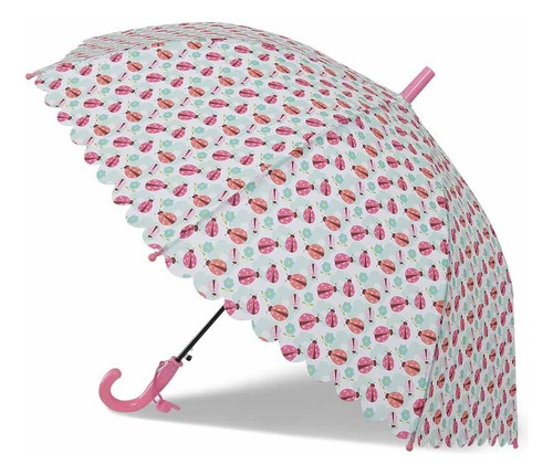 Paraguas Dino Rosa Para Niño Y Niña Croydon