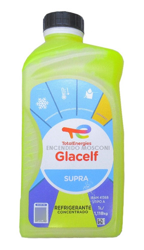 Liquido Refrigerante Total Elf Glacelf Supra Amarillo