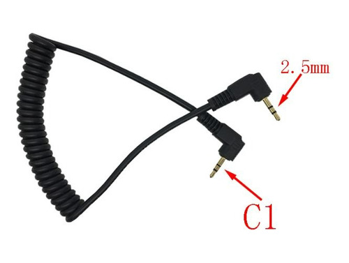 Cable C1 Disparador Remoto Conector De 2,5mm Para Canon