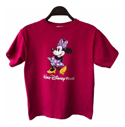 Playera Vintage Walt Disney World Talla 14-16 Mujer Usa Made (Usado)