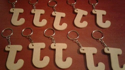 Imagen 3 de 9 de Llaveros, Letras, Nombres Todo En Mdf