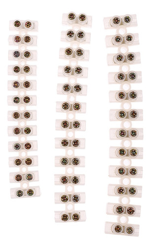 6x Conector De Cable 3a 5a 10a 12 Posición Tornillo 6x Conector De Cable 3a 5a 10a 12 Posición Tornillo
