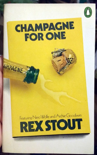 Rex Stout - Champagne For One - Penguin Crime - Inmaculado!