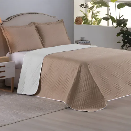 Kit Cobre Leito Queen Dupla Face 3 Peças 400 Fios Cama Box