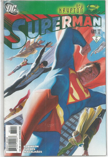 Superman New Krypton 681 - Dc - Bonellihq Cx71 G19