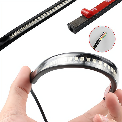 Universal Moto Led Luz De Freno Luz Trasera Dirección