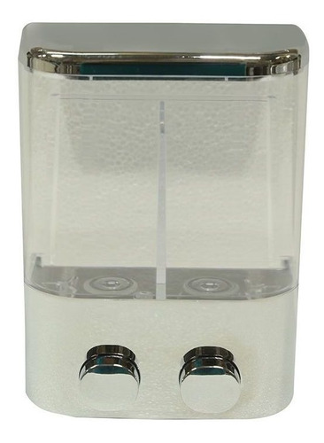 Dispensador Antibacterial Jabón Doble De 500 Ml  Pared 