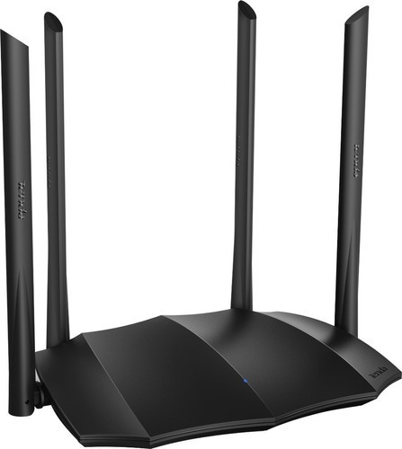 Router Repetidor Wifi Tenda Ac8 Rompemuros 4 Antenas Gigabit Color Negro