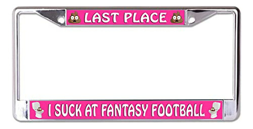 Portaplacas Cromado Último Lugar Fantasy Football