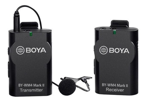 Microfone Boya BY-WM4 Mark II Condensador Omnidirecional cor preto