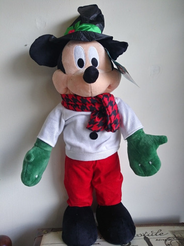 Mickey Mouse De 70cm Peluche Adorno De Pie Navidad Disney