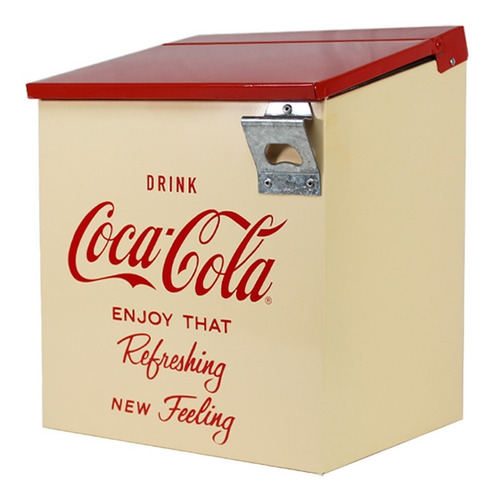Imagen 3 de 7 de Hielera Metálica Coca-cola Dace Hccoke1201v