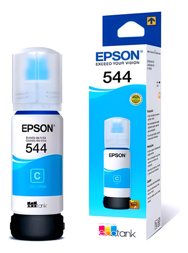 Tinta Epson T544 Color Cian T544220c 