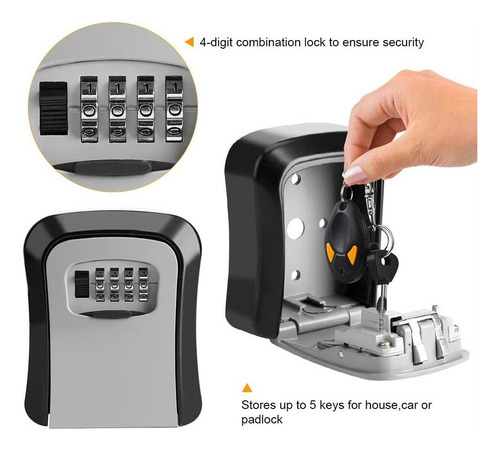 A Box De Llave, Código De Combinación De 4 Dígitos
