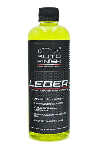 Autofinish Leder Limpiador Interior Piel Vinil Plastico 1 Lt