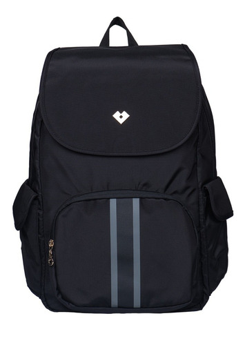 Mochila Laptop Mujer Juvenil Escolar, Backpack Viaje Luckyly Color Negro