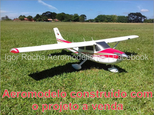 Planta Pdf Aeromodelo Cessna 182 - Construção Em Isopor