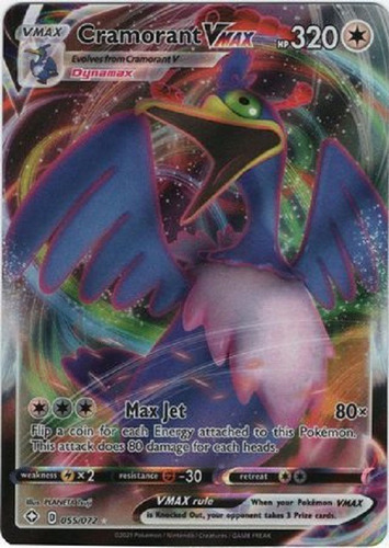 Cramorant Vmax 55/72 Ultra Raro Pokemon Tcg