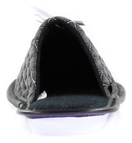 Pantufla Dama Calzatura 10009 Descanso Confort Negro Lavable