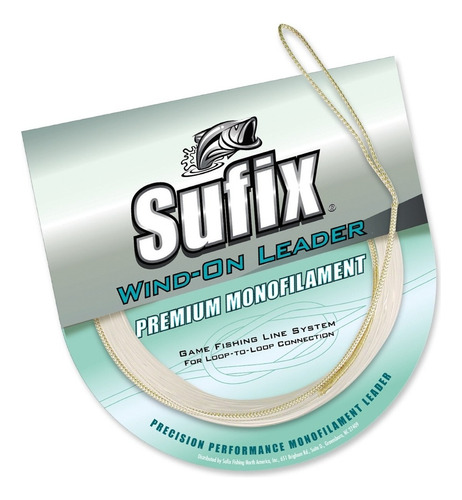 Hilo Sufix P/pesca Wind-on Monofilament Leader 150 Lb Color Natural Tan