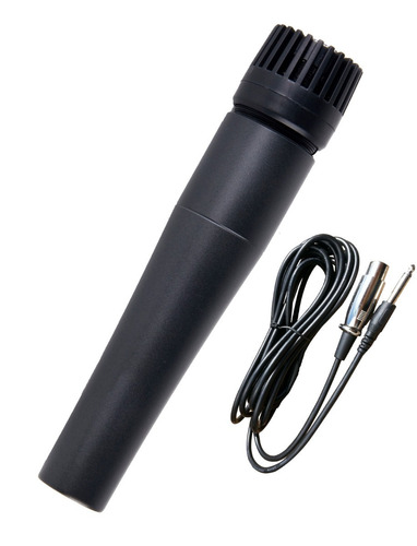 Microfono Dinamico Parquer Sn57 + Funda + Cable Tipo Sm57 - 