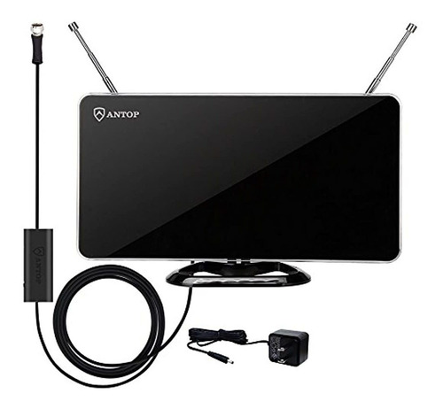 Antop Antena De Tv Con Orejas De Conejo Para Interiores, Omn