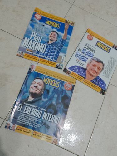 Revista Noticias Máximo Kirchner Año 2021_22  X 3 Unidades 