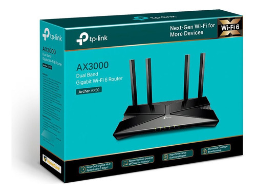 Tp-link Ax3000 Router Wifi 6 Pro Fibra Doble Banda 4k Alexa