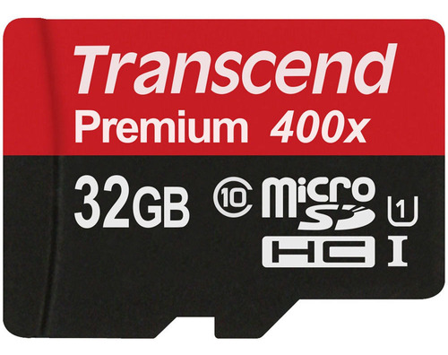 Transcend 32gb Premium Microsdhc Uhs-i Memory Card With Sd A