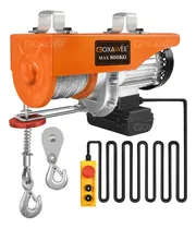 Comprar Goxawee® Polipasto Eléctrico 400-800kg 110V 30m con Cable Acero - Certificado Uso Industrial, Construcción y Almacén Herramientas Industriales