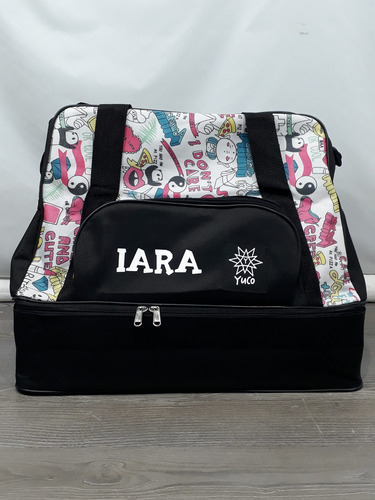 Imagen 2 de 6 de Bolso Cajon P/patin Artistico Estampado (opc Personalizable)