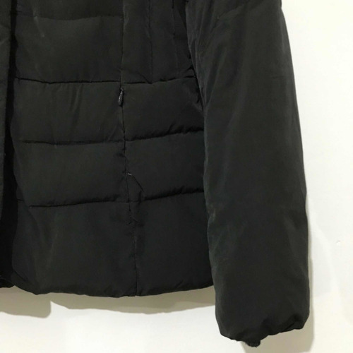 Plastic Island- Campera Relleno Pluma Con Capucha Importada (Usado)