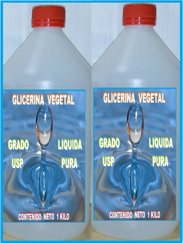 Glicerina  Vegetal X 1 Kilo  Grado Usp