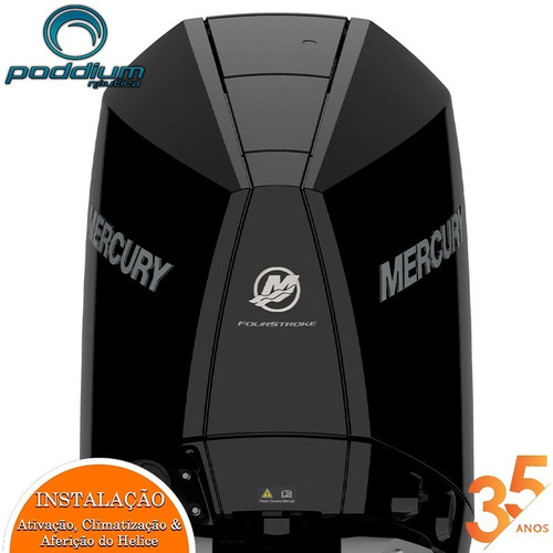 Motor De Popa Mercury 300 Hp Xl 4t 4.6 V8 + Frete Et Poddium
