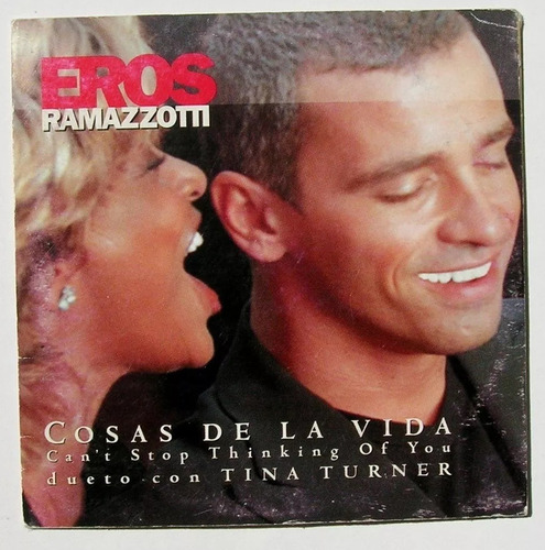 Eros Ramazzotti & Tina Tuner  Cosas De La Vida Cd Sleevecard