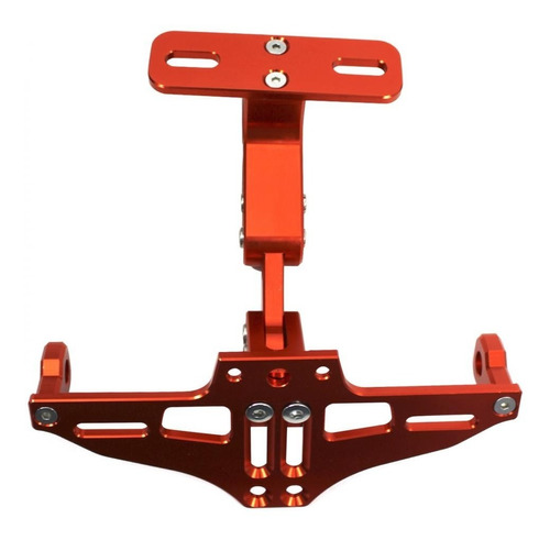 Portaplaca Drone Naranja Para Moto 