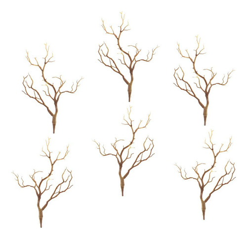 12 Piezas De 35 Cm De Simulación De Ramitas Secas De Árbol