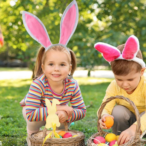 Disfraz De Conejo De Pascua Diadema Con Orejas De Conejo Con