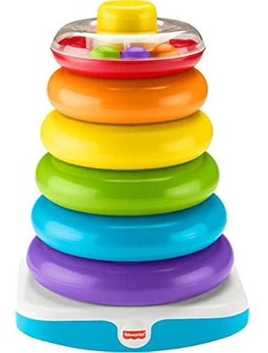 Fisher-price Juguete Gigante Rock-a-stack Para Bebé, 14 Pul